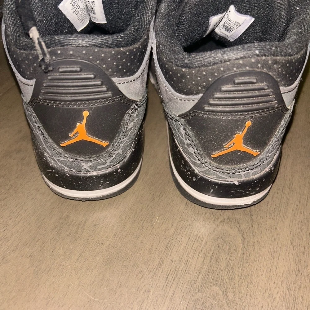 Jordan 3 retro fear pack sneakers size 13c - Picture 3 of 8